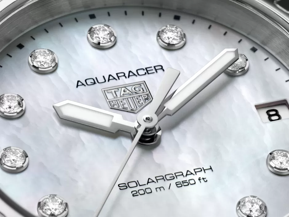 TAG Heuer AQUARACER PROFESSIONAL 200 SOLARGRAPH^Femme Montres Pour Femme