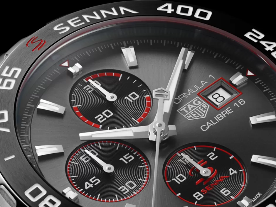 TAG Heuer Formula 1 Chronograph x Senna^Homme Montres Chronographes | Éditions Spéciales